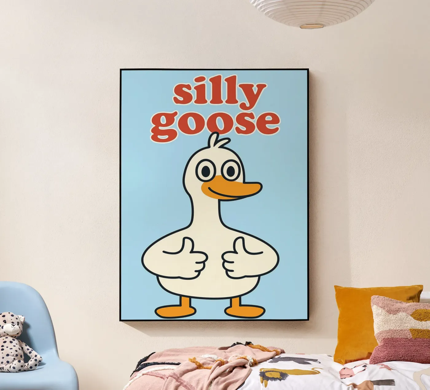 oie sotte canard amusant plexiglas de Botania