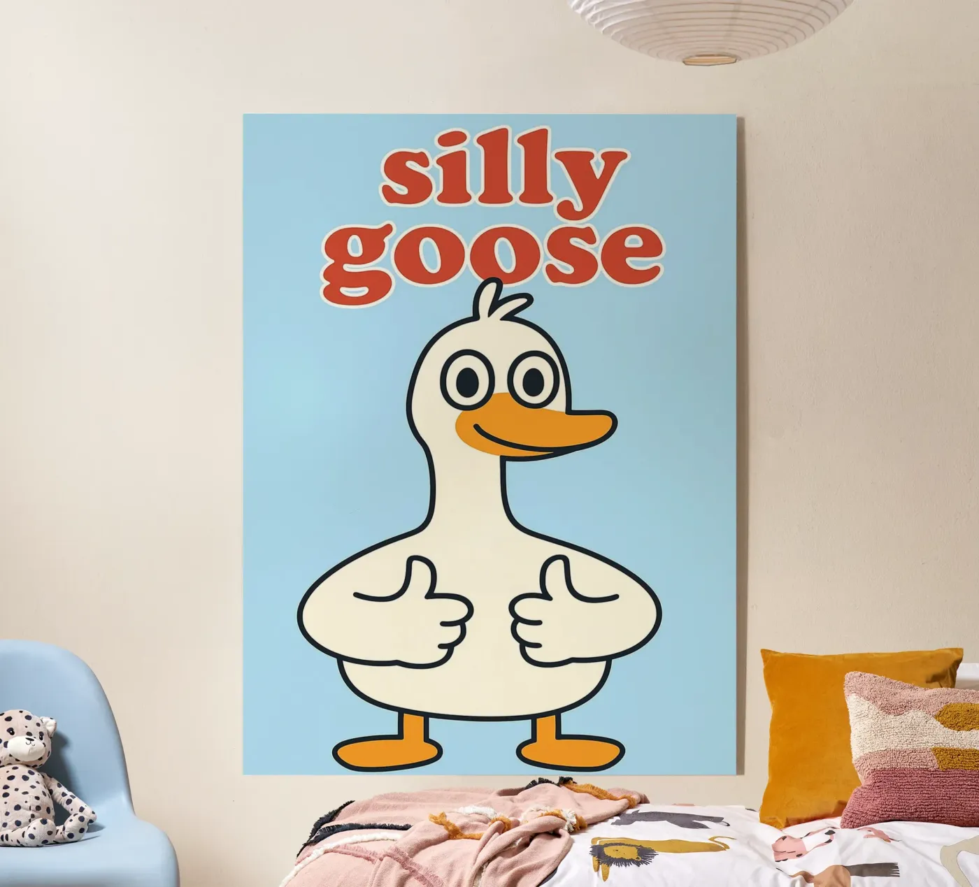 oie sotte canard amusant plexiglas de Botania