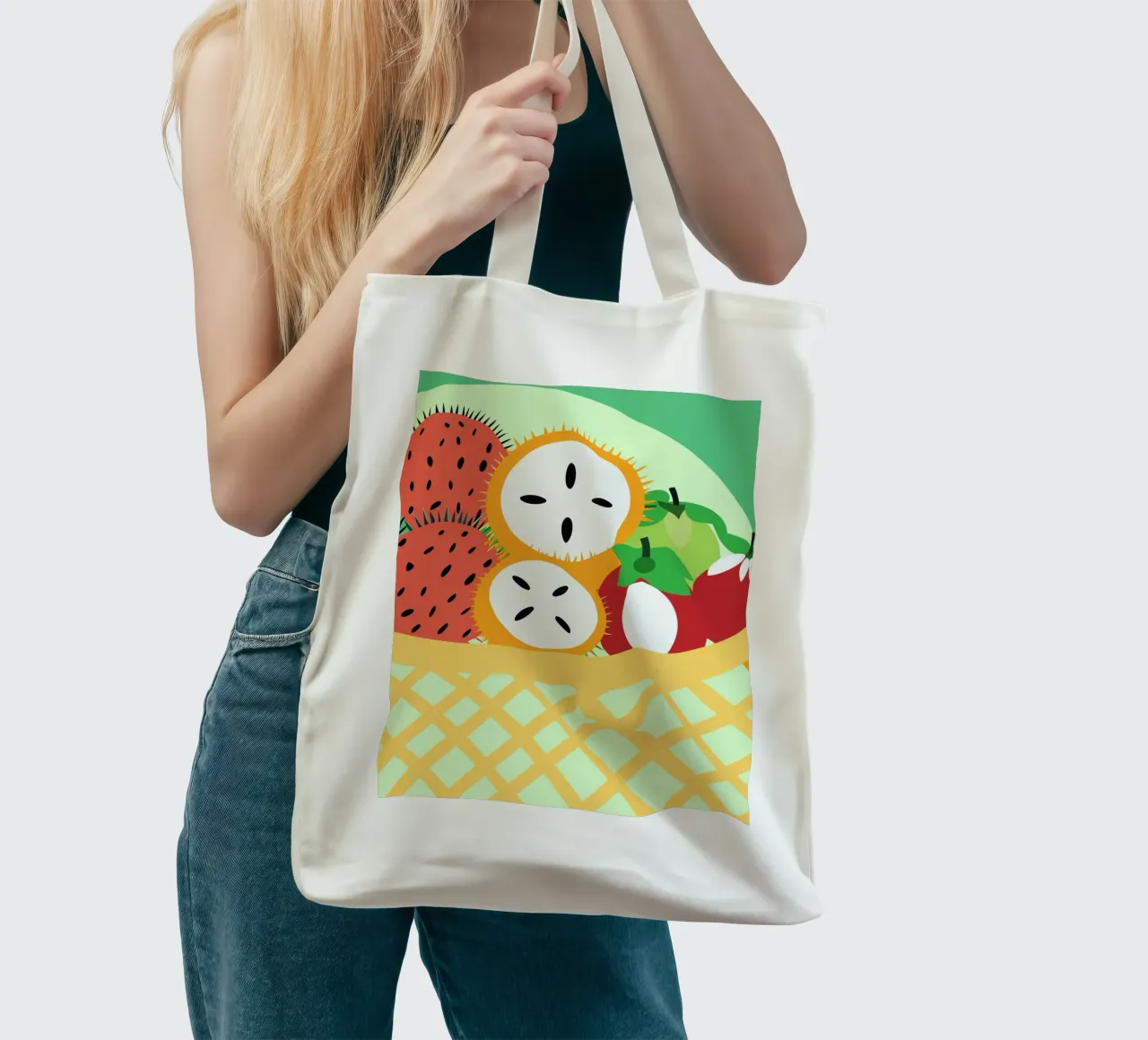 Rambutan fresco borsa in juta da OFFICIAL FRUIT & VEGETABLES