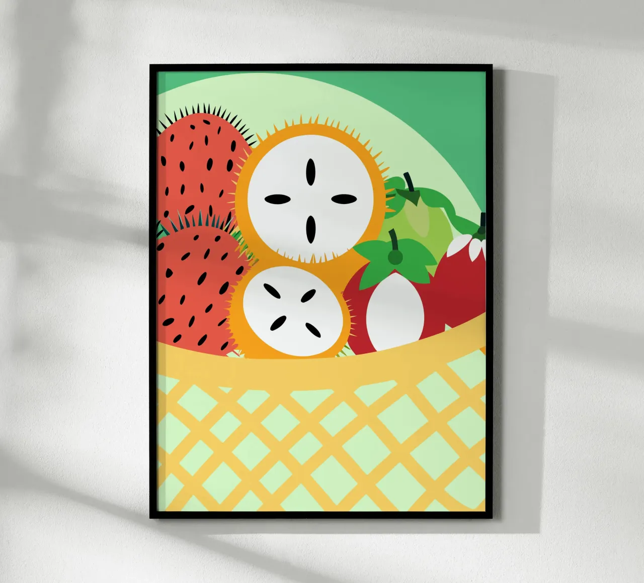 Rambutan fresco carta hahnemühle da OFFICIAL FRUIT & VEGETABLES