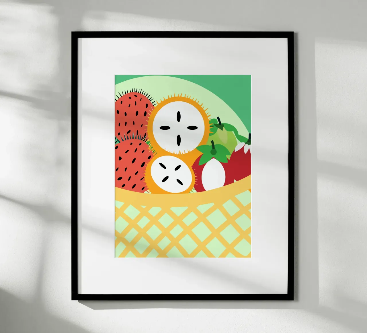 Rambutan fresco carta hahnemühle da OFFICIAL FRUIT & VEGETABLES