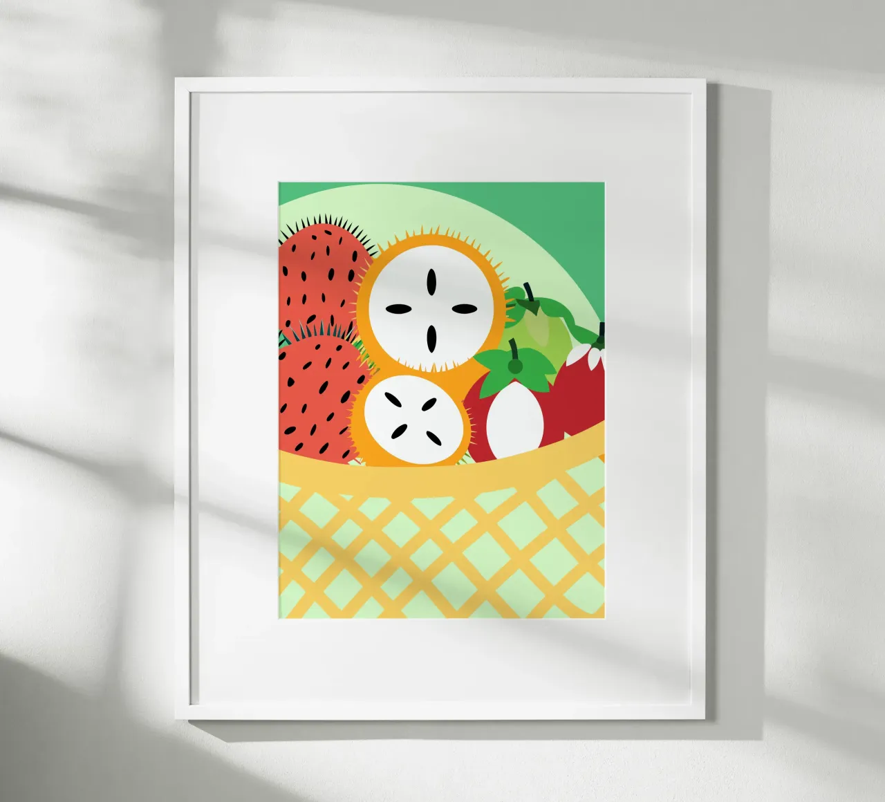 Rambutan fresco carta hahnemühle da OFFICIAL FRUIT & VEGETABLES