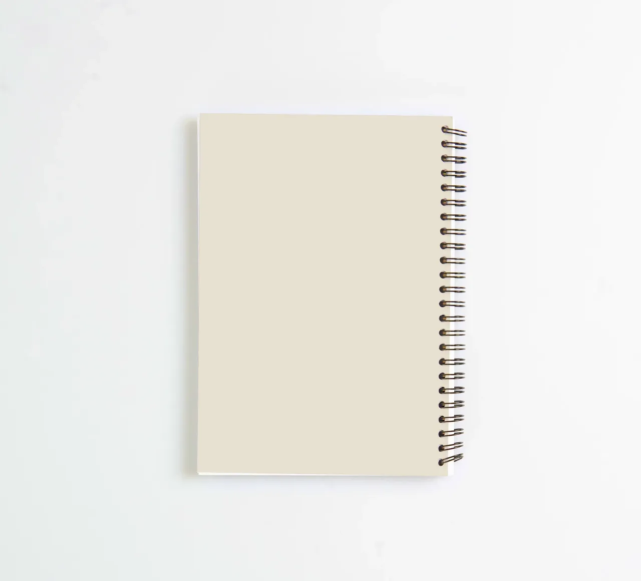 Together – Minimal Abstract Shapes Art in Neutral Colors spiral notebook by Aralyn