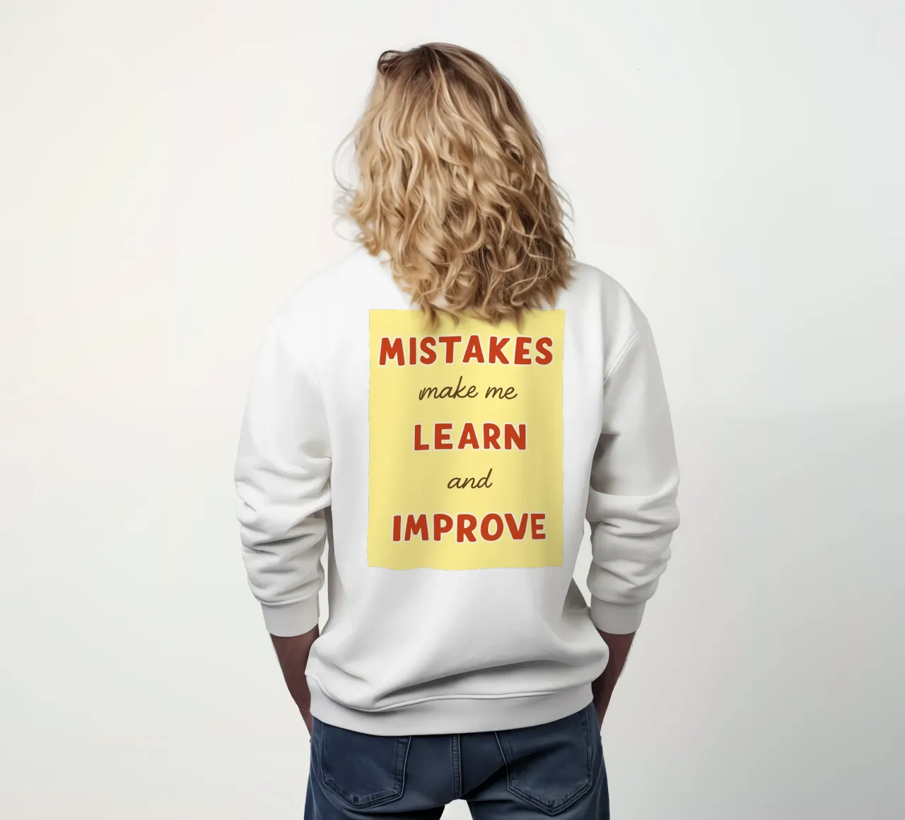 Gli errori mi fanno imparare e migliorare felpa da Botania