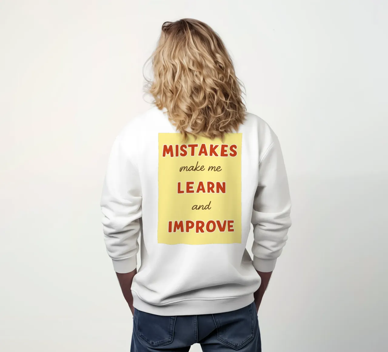 mistakes make me learn and improve sweatshirt by Botania