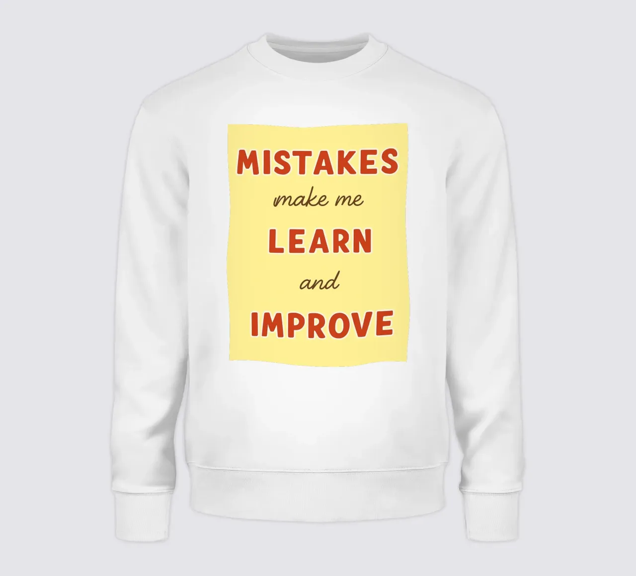 Gli errori mi fanno imparare e migliorare felpa da Botania