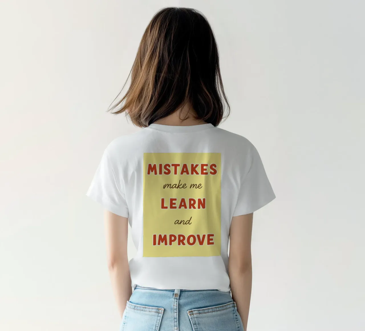 mistakes make me learn and improve t-shirt by Botania