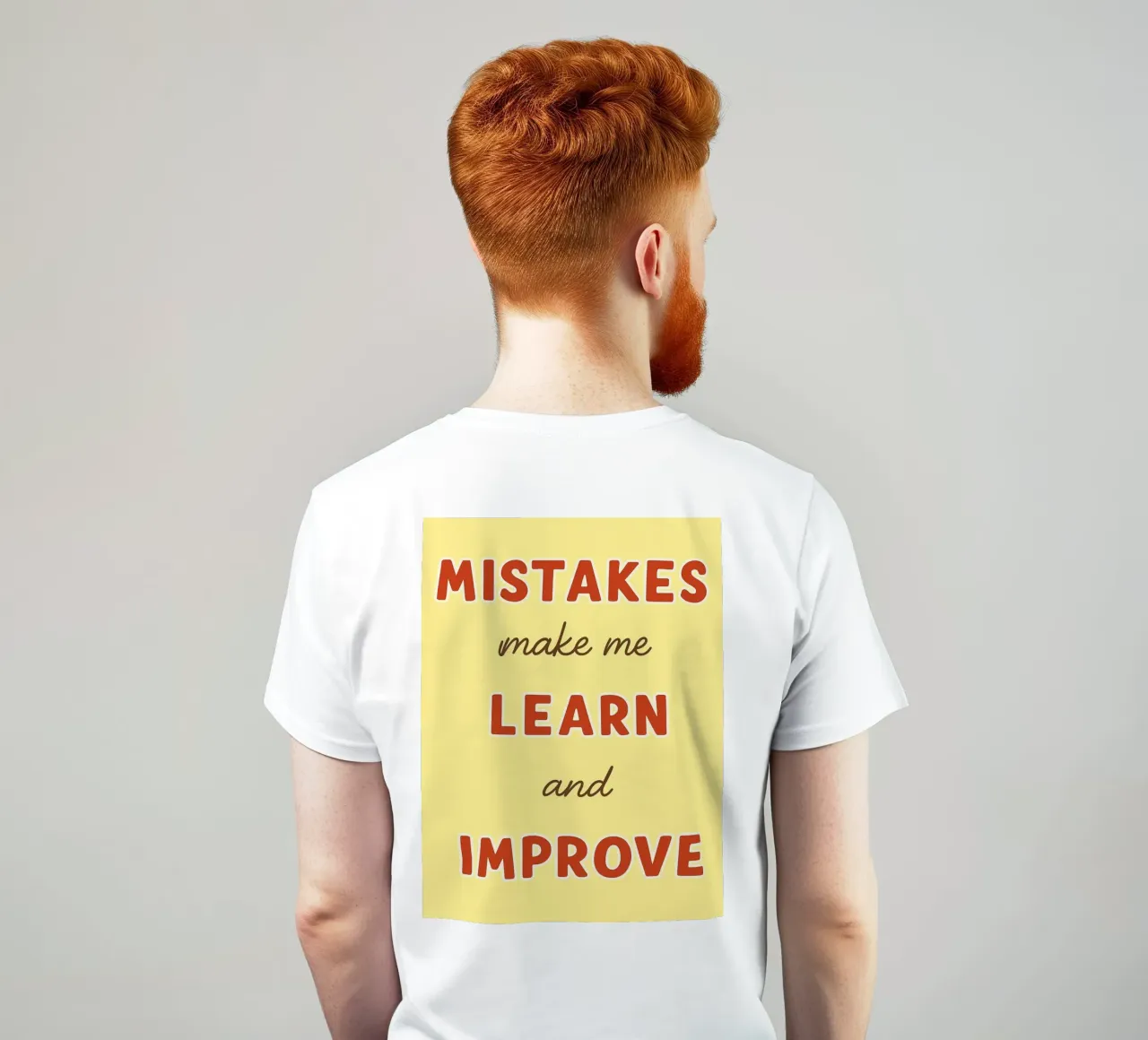 mistakes make me learn and improve t-shirt by Botania