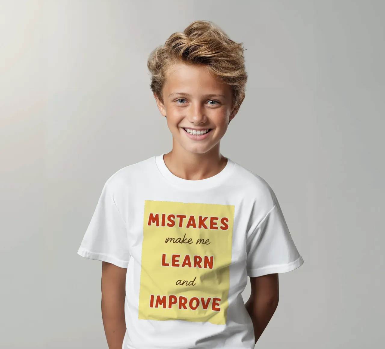 Gli errori mi fanno imparare e migliorare t-shirt bambini da Botania