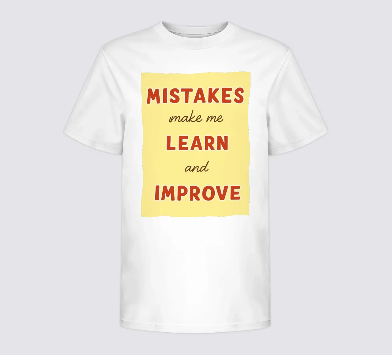 Gli errori mi fanno imparare e migliorare t-shirt bambini da Botania
