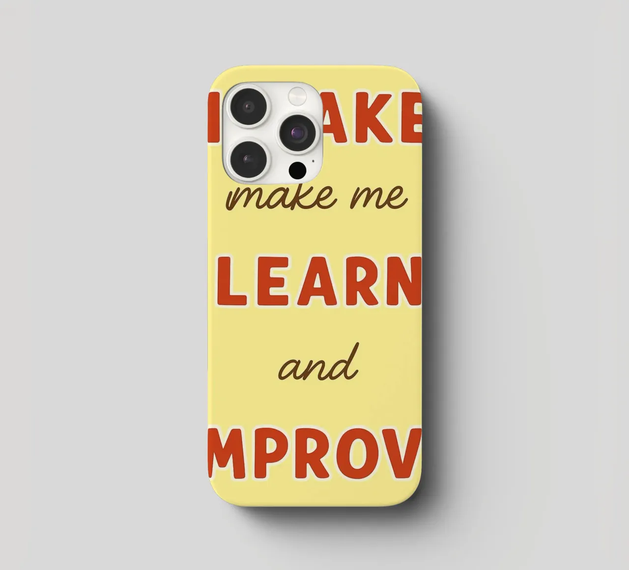 les erreurs me permettent d'apprendre et de m'améliorer coque iphone de Botania