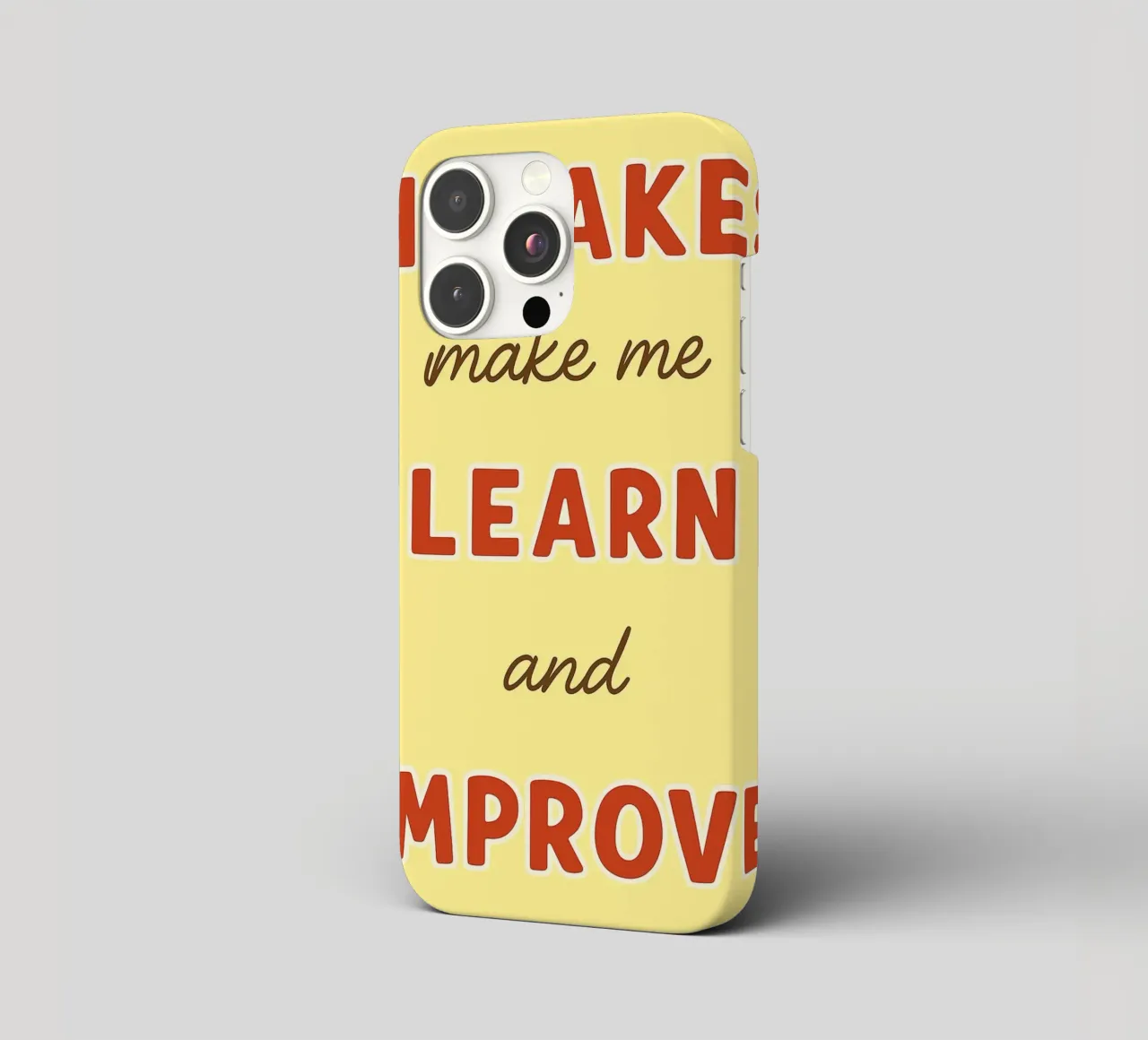 les erreurs me permettent d'apprendre et de m'améliorer coque iphone de Botania