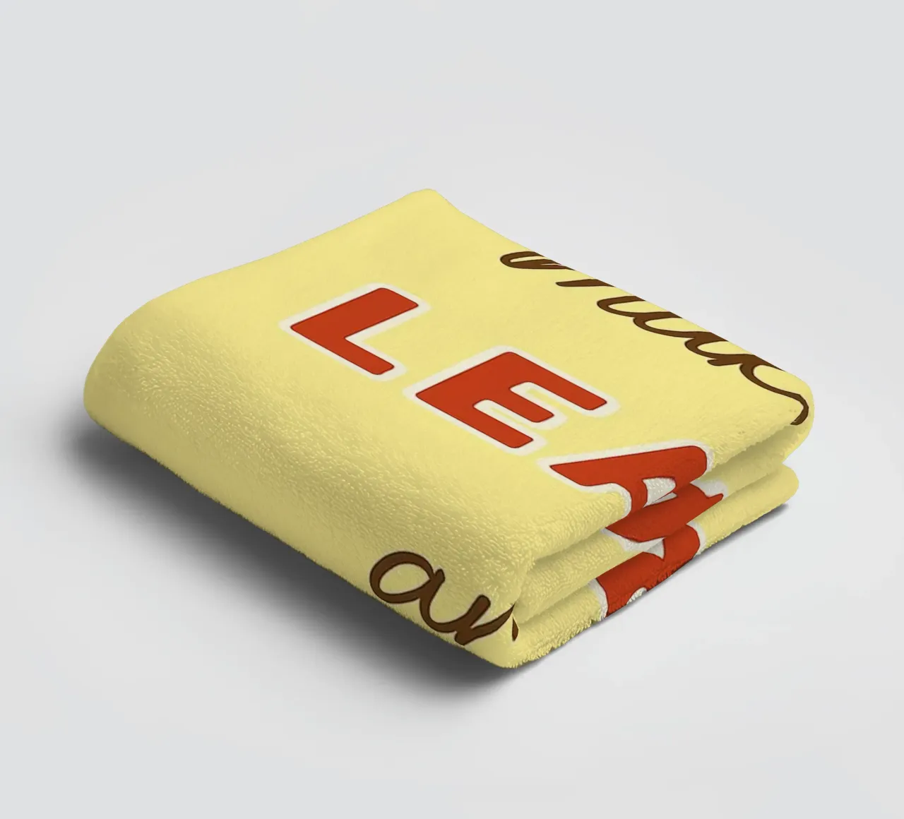 mistakes make me learn and improve towel by Botania