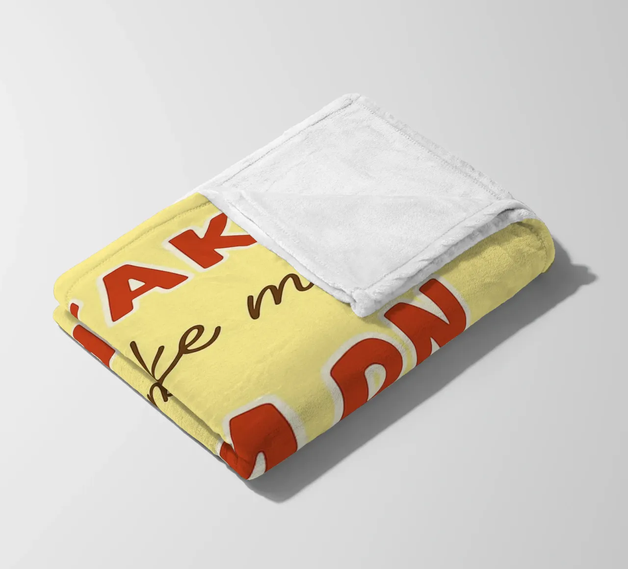 mistakes make me learn and improve fleece blanket by Botania