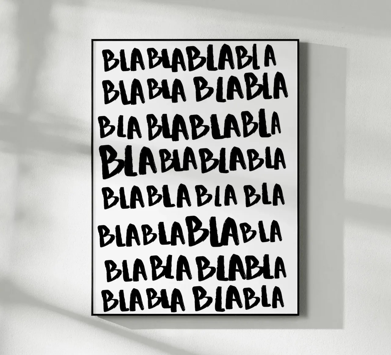 Bla bla Bla plexiglass da NoordalLiving