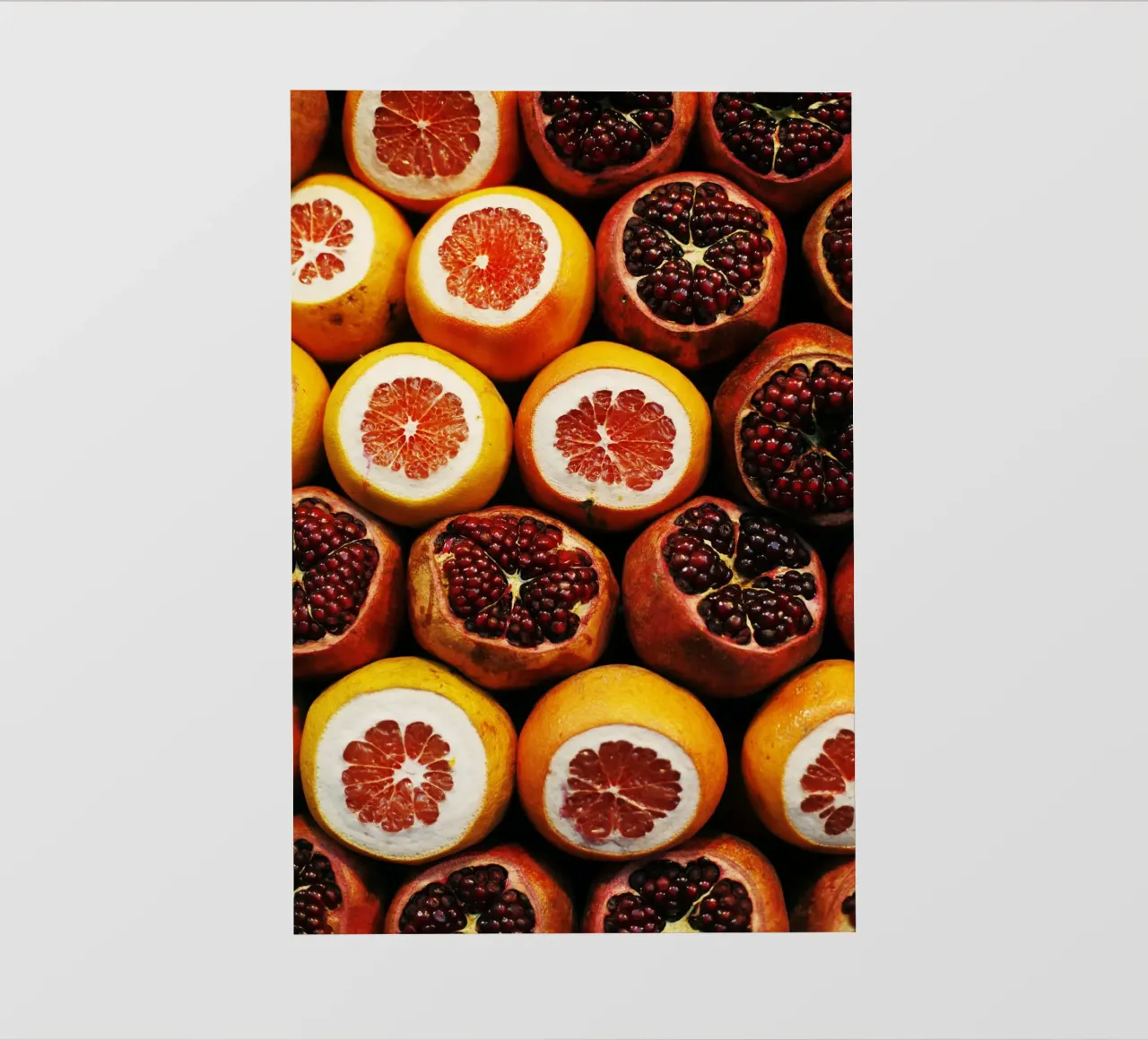 Melograni e arance di Istanbul, Turchia telo in pvc da art picture