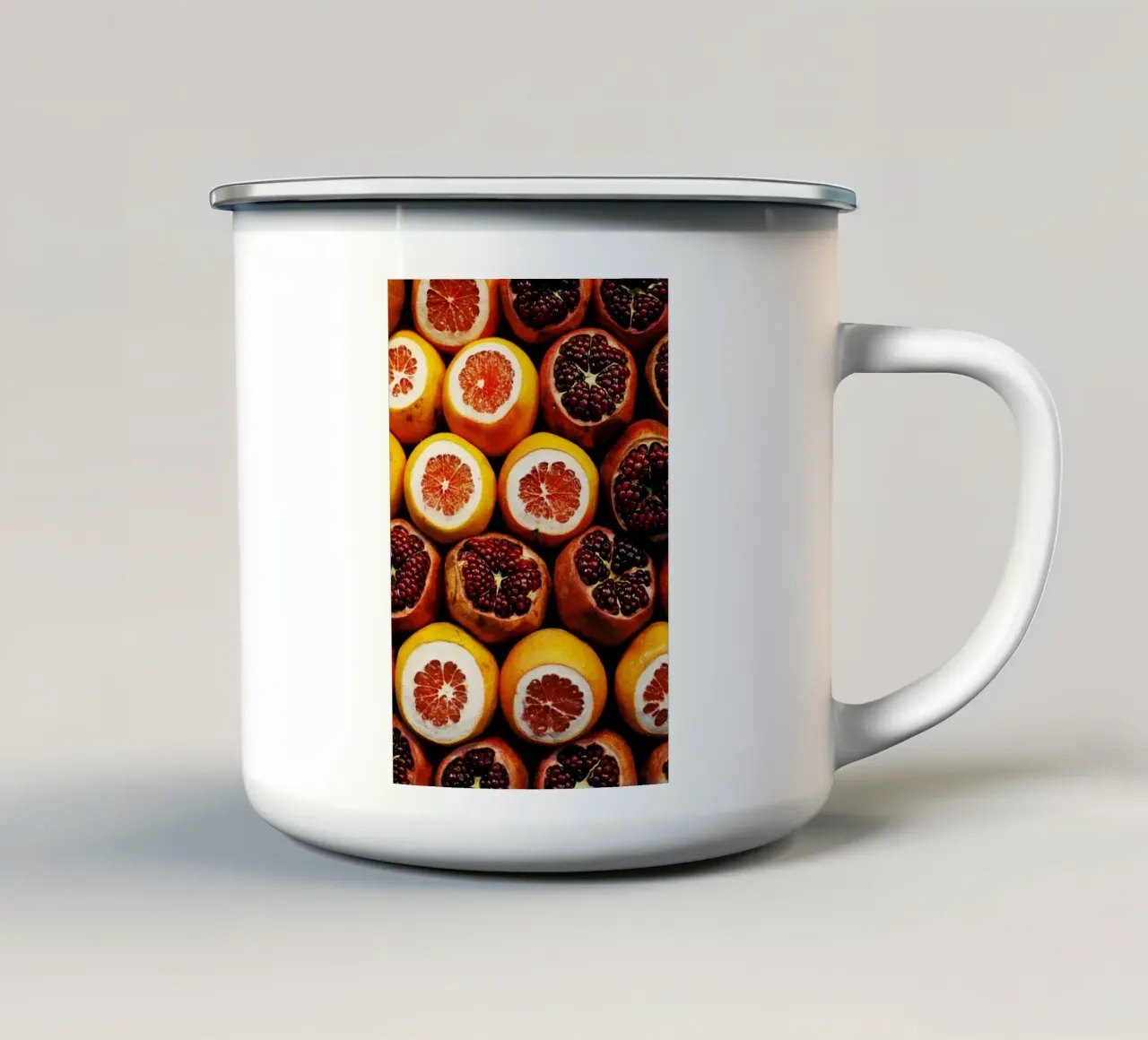 Melograni e arance di Istanbul, Turchia tazza in smalto da art picture