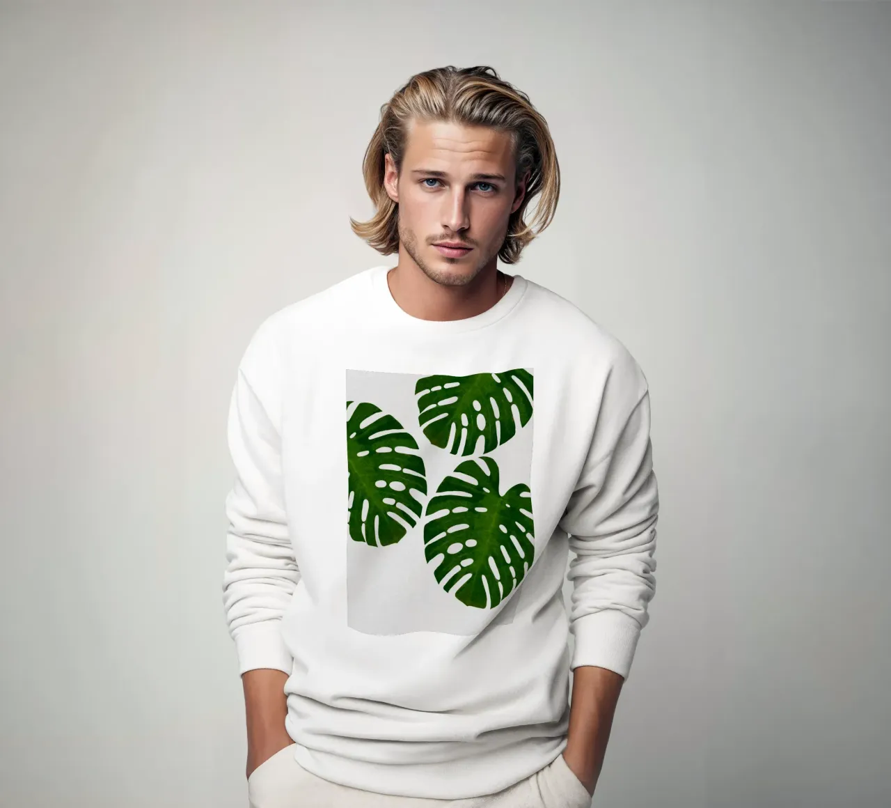 Monstera Foglia III felpa da Orara Studio