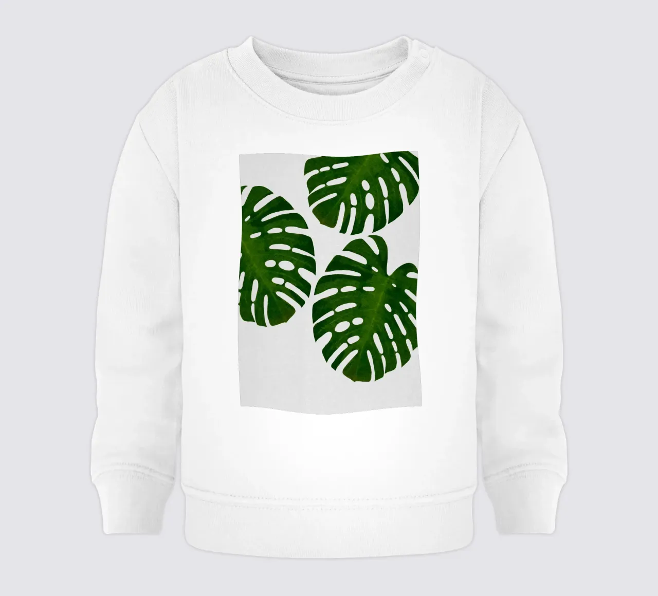 Monstera Foglia III felpa neonato da Orara Studio
