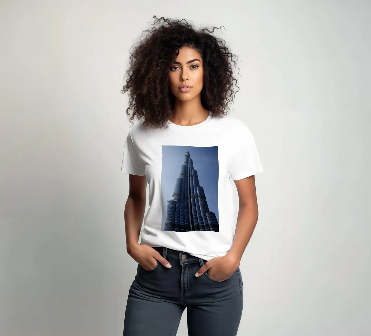 Burj Khalifa, Abudabi, VAE t-shirt da art picture
