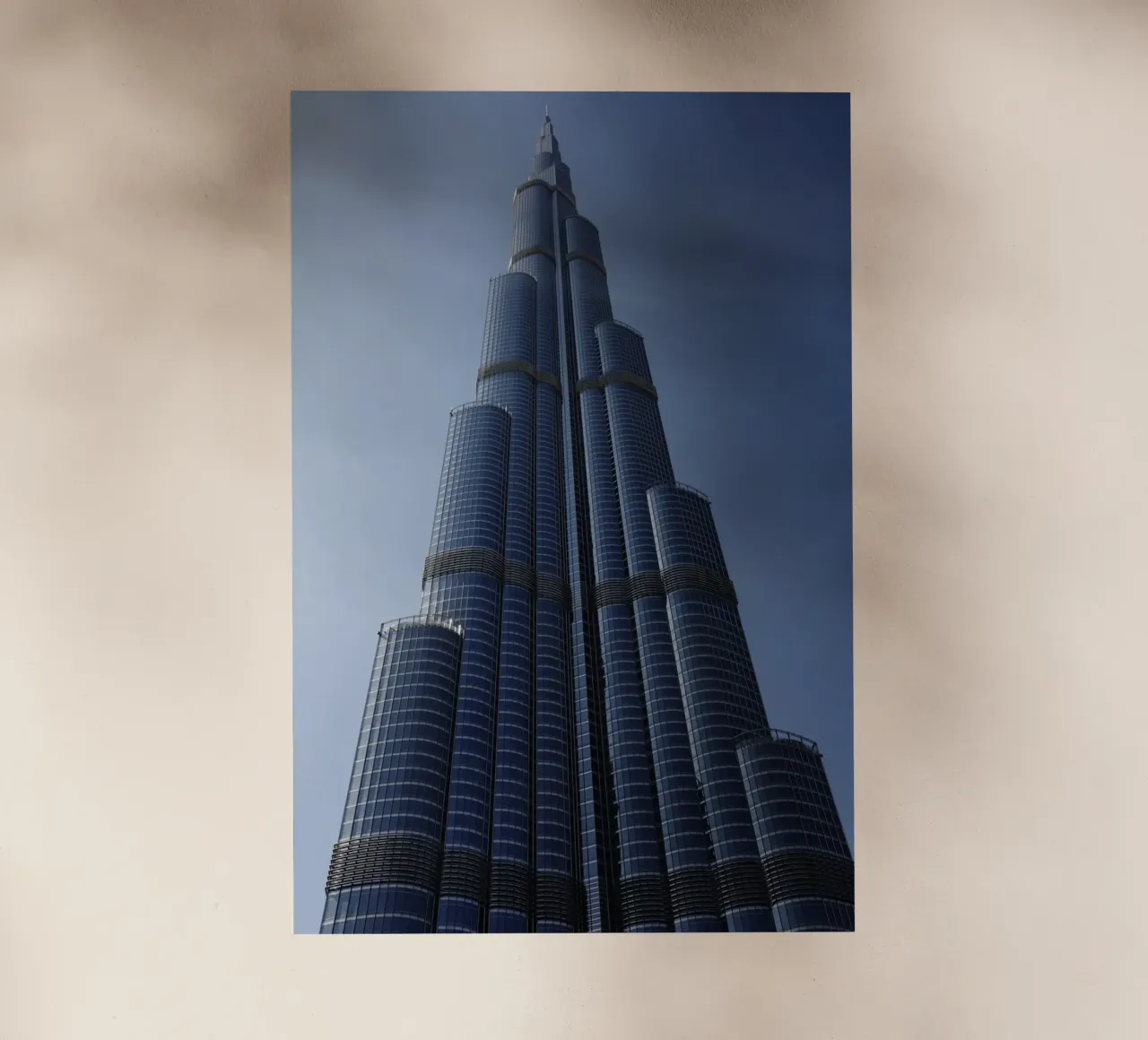 Burj Khalifa, Abudabi, VAE pellicola backlit da art picture