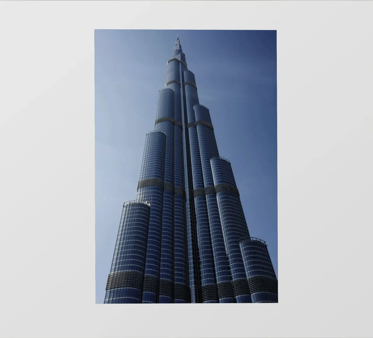 Burj Khalifa, Abudabi, VAE telo in pvc da art picture