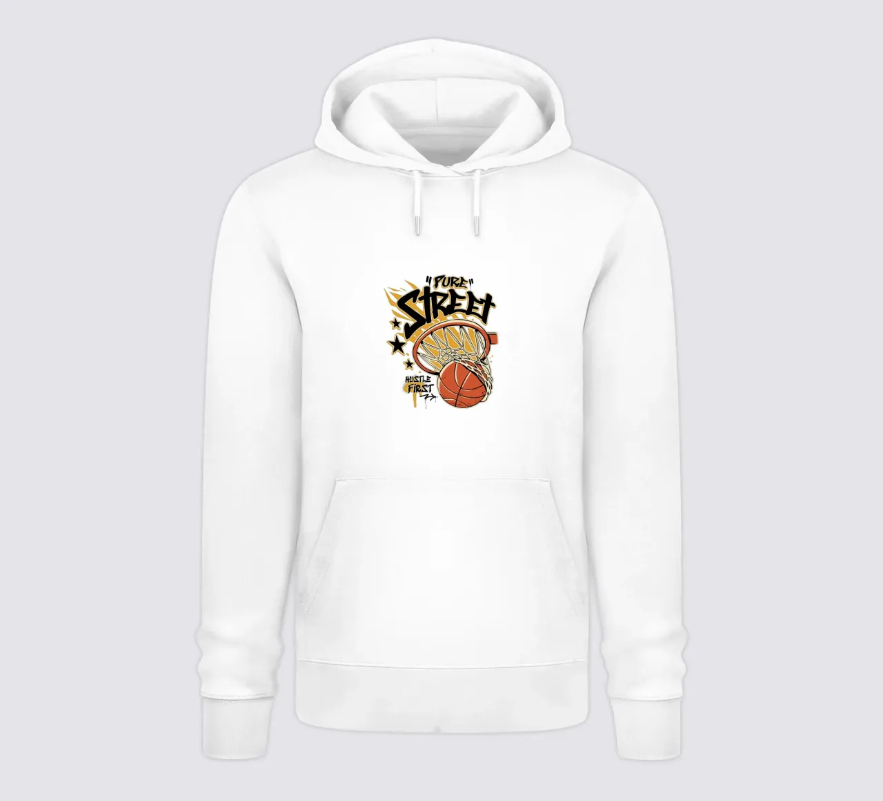 Hustle First Street Basket felpa con cappuccio da TeeLab