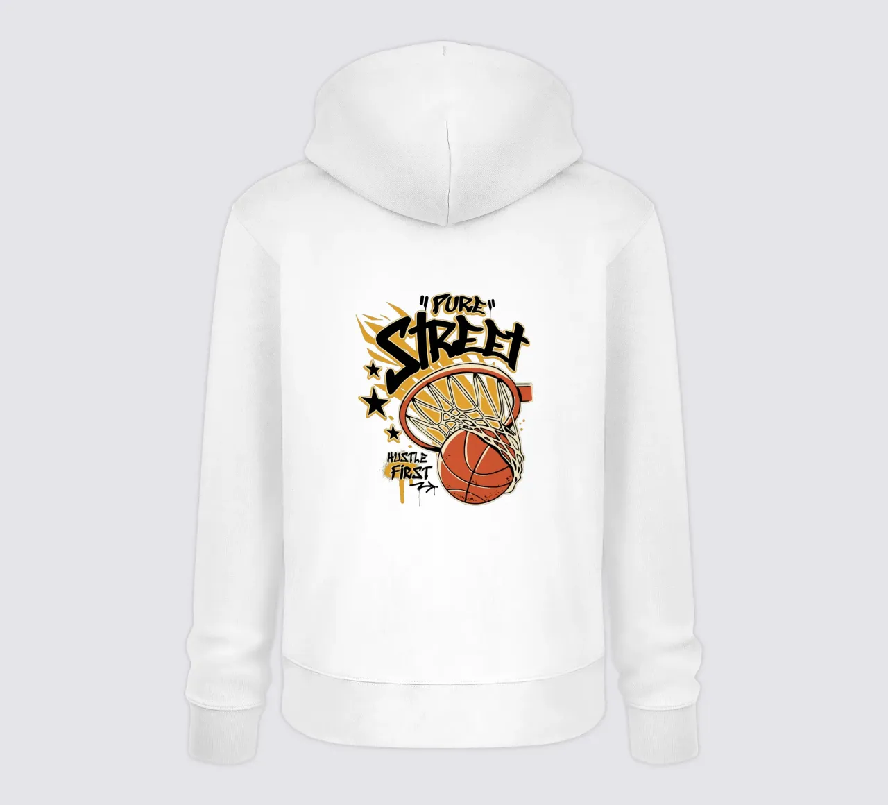 Hustle First Street Basket felpa con cappuccio da TeeLab