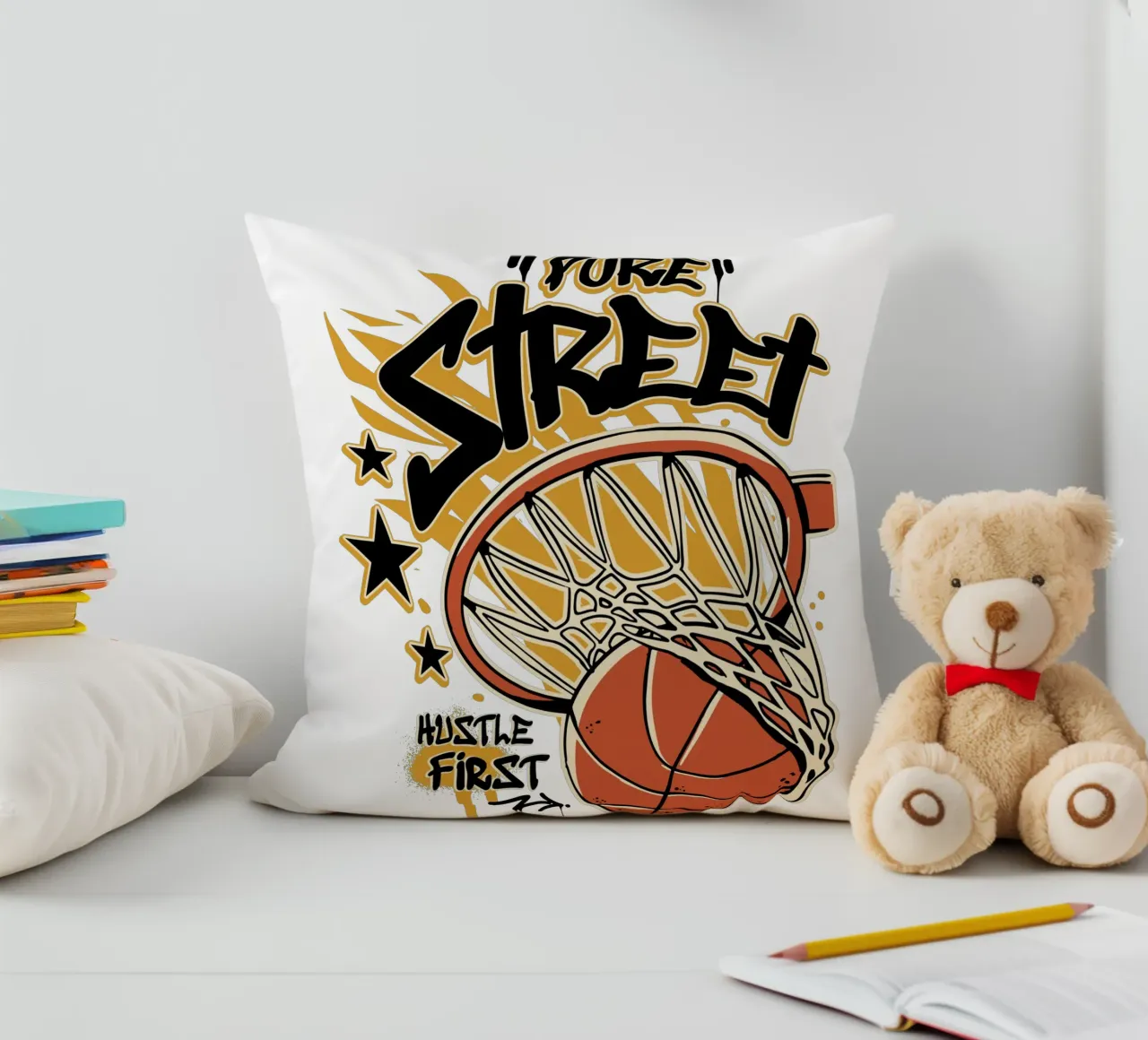 Hustle First Street Basket cuscino da TeeLab