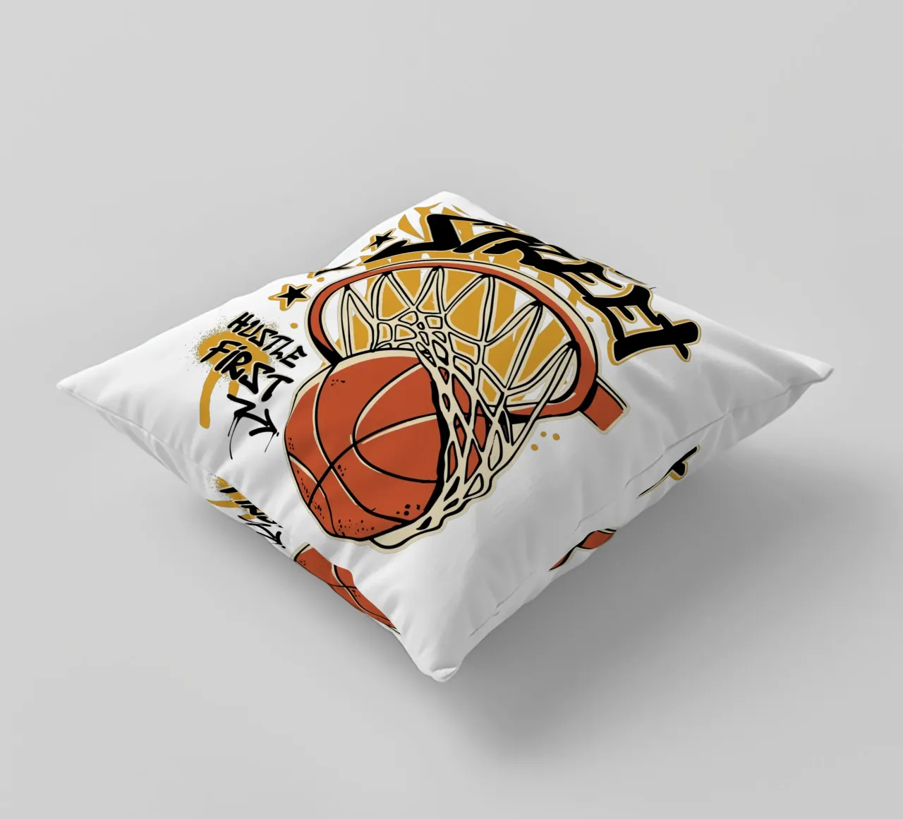 Hustle First Street Basket cuscino da TeeLab