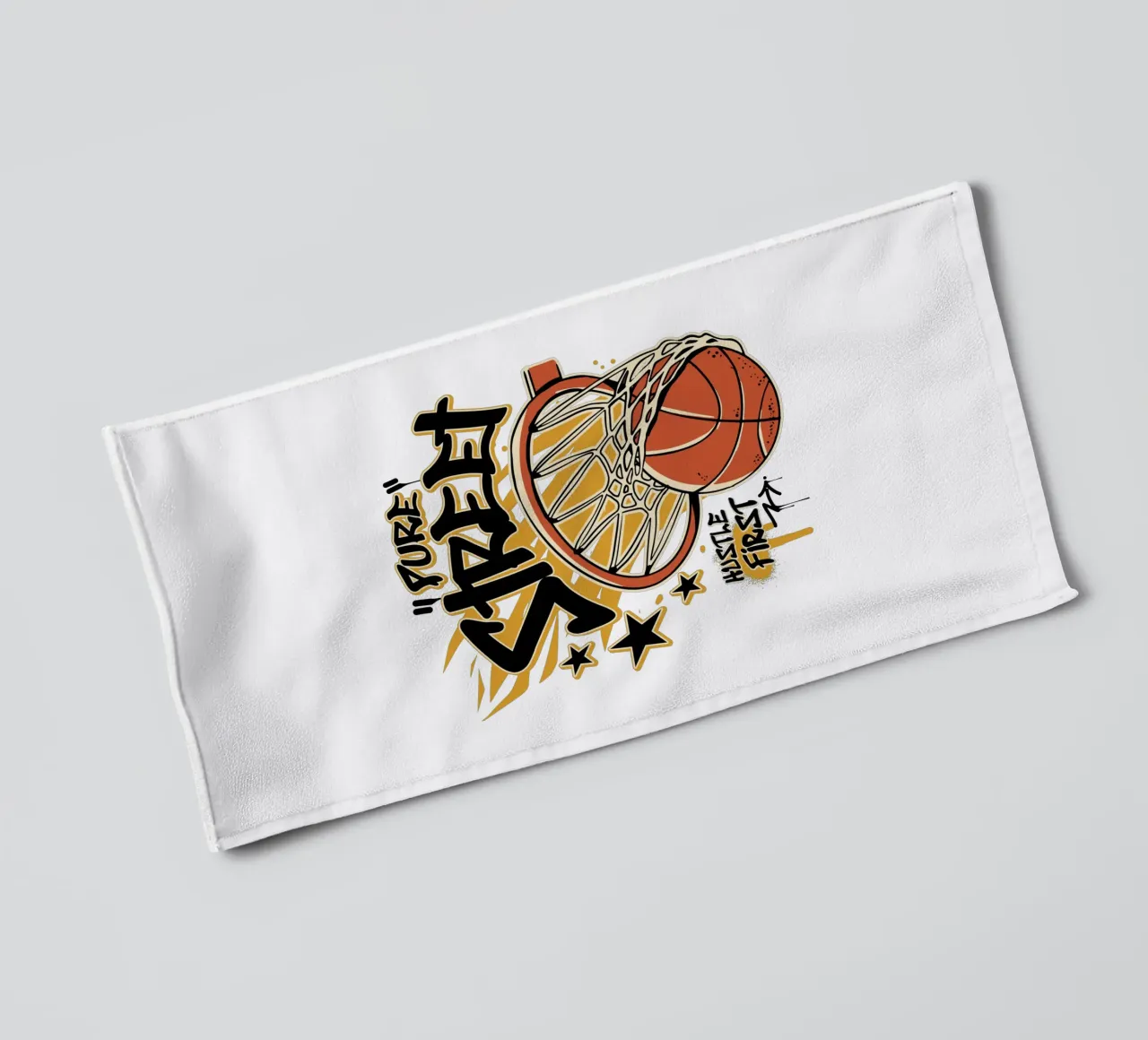 Hustle First Street Basket asciugamano da bagno da TeeLab