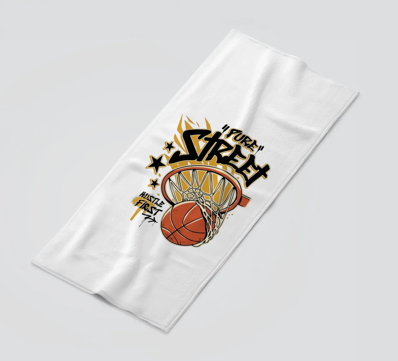 Hustle First Street Basket telo mare da TeeLab