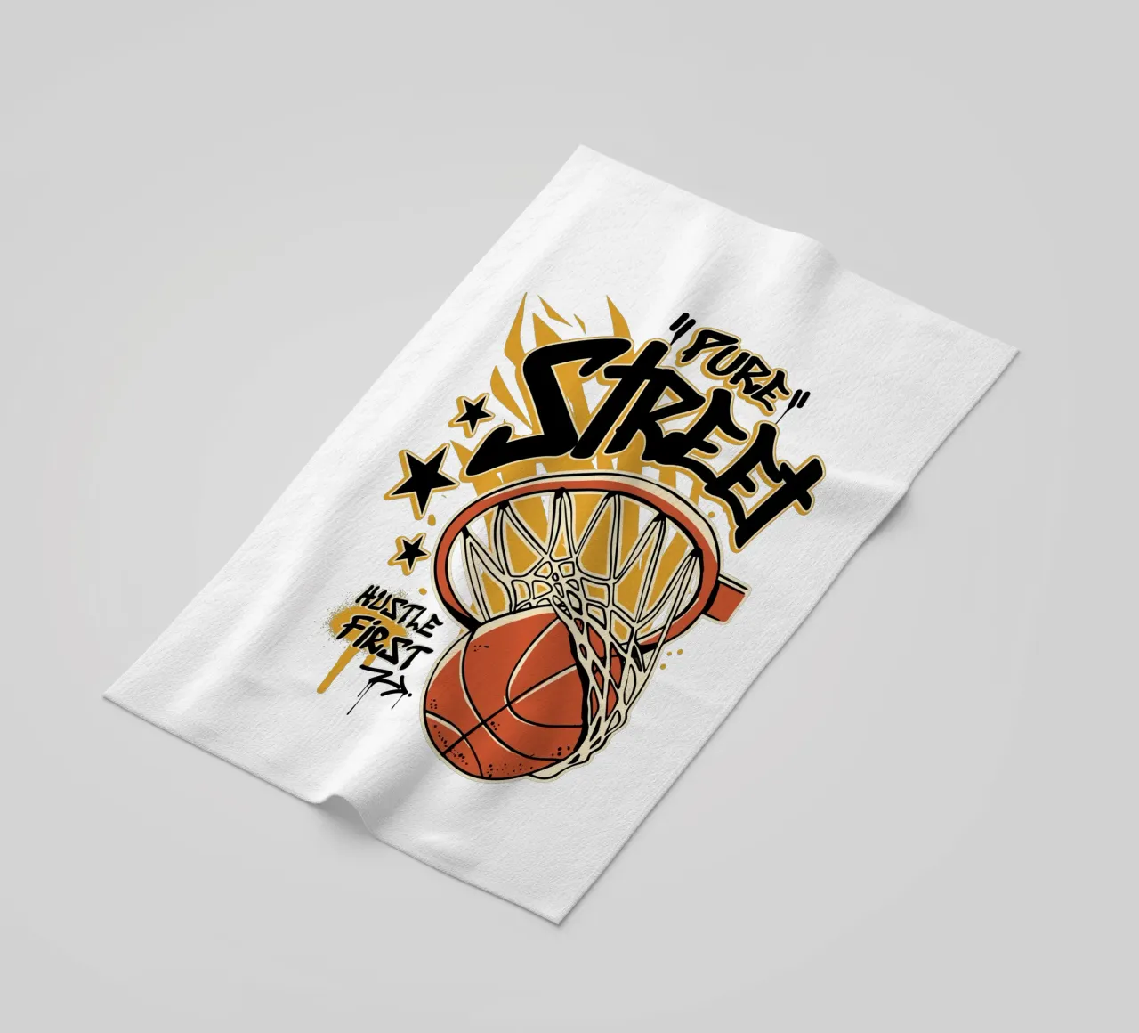 Hustle First Street Basket telo mare da TeeLab