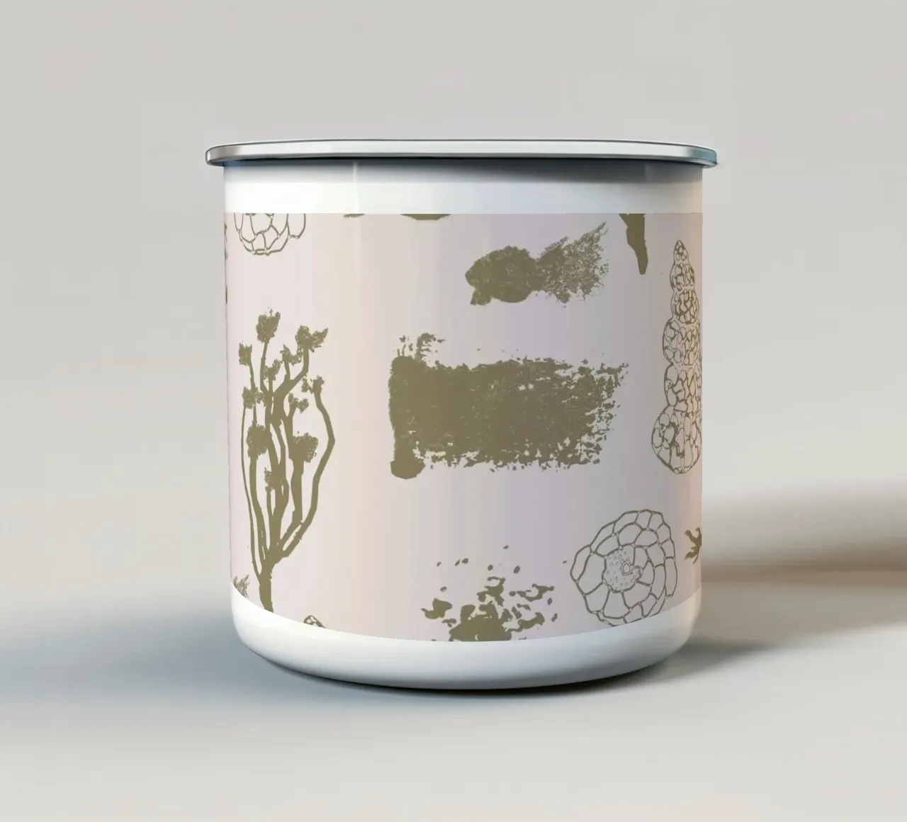 Sea Observatory tazza in smalto da Mandalla Pattern