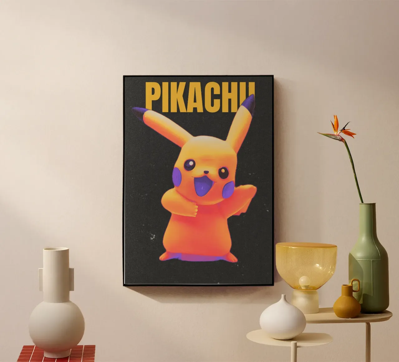 Pikachu plexiglass da Limitless Prints