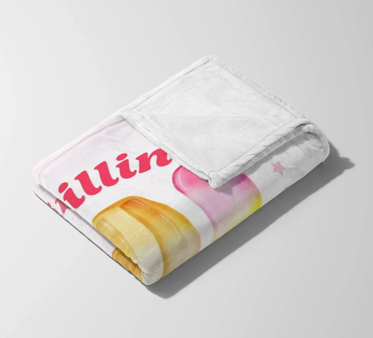 Stare al fresco. Sommer und Eis. coperta in pile da CalliLetters