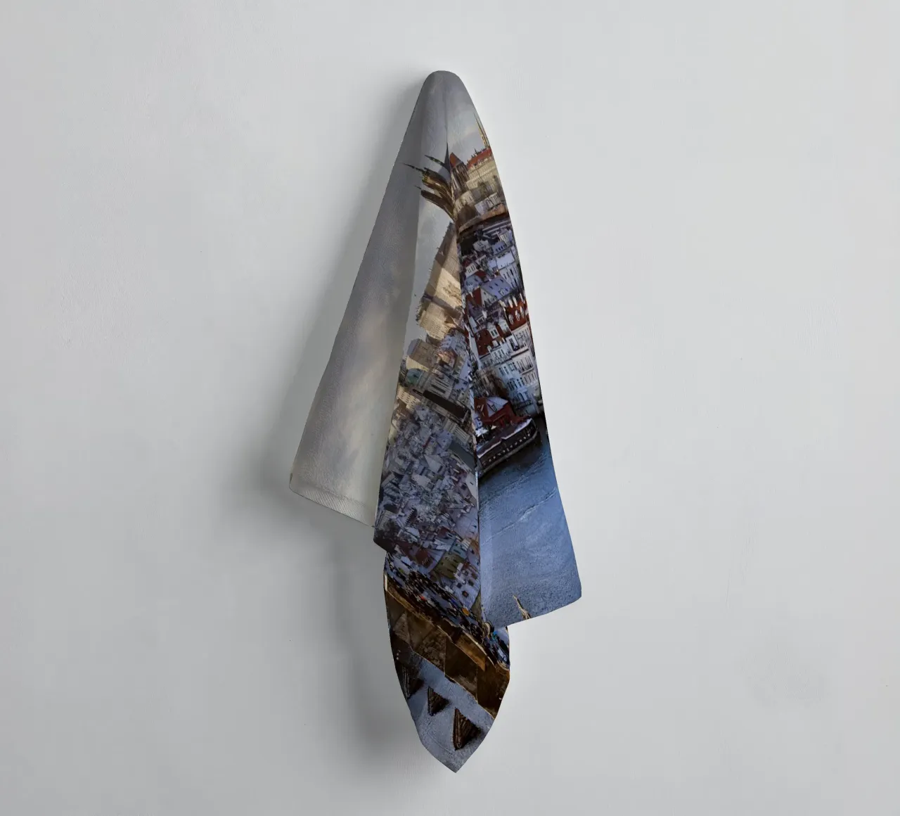 Ponte Carlo di Praga, Repubblica Ceca asciugamano da bagno da art picture