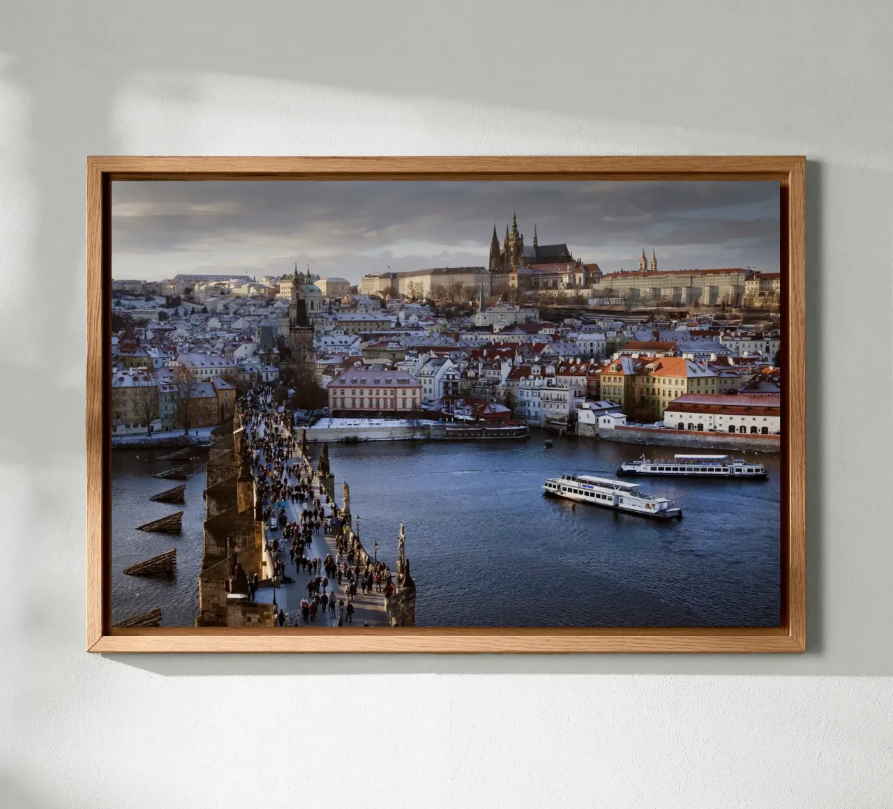 Karlsbrücke Prag, Tschechien Alu-Dibond von art picture