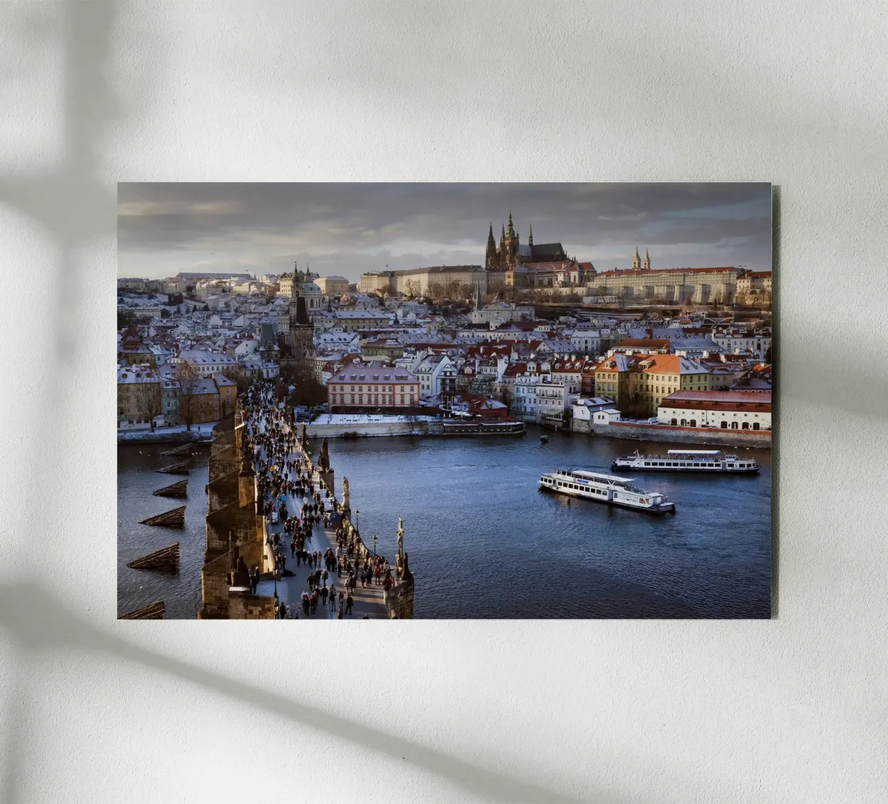 Karlsbrücke Prag, Tschechien Alu-Dibond von art picture