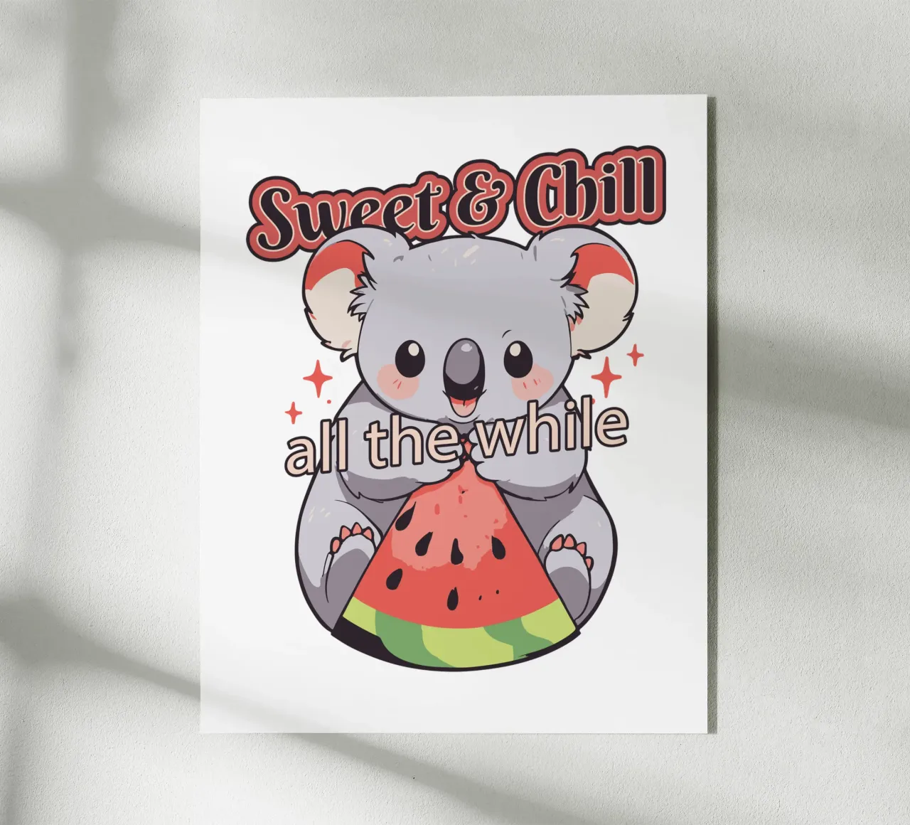 Anguria Koala dolce e fredda plexiglass da TeeLab