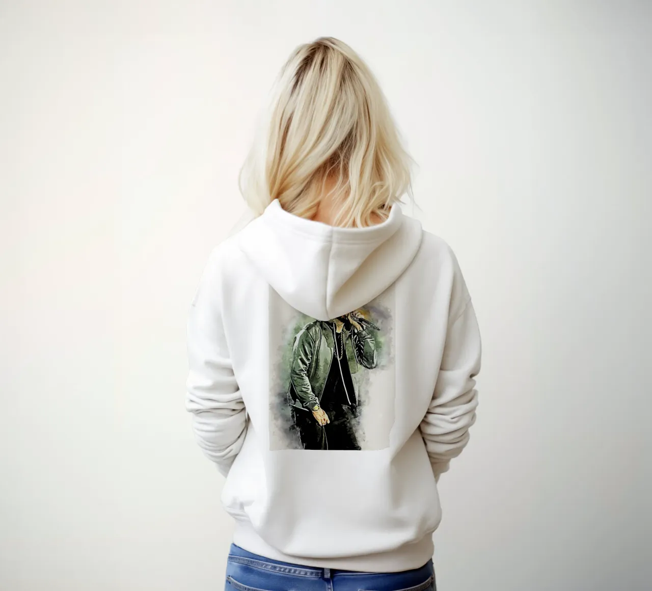 L'anima del rapper 3m1n3m felpa con cappuccio da neonartroom