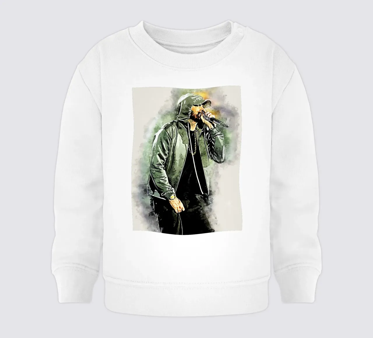 L'anima del rapper 3m1n3m felpa neonato da neonartroom