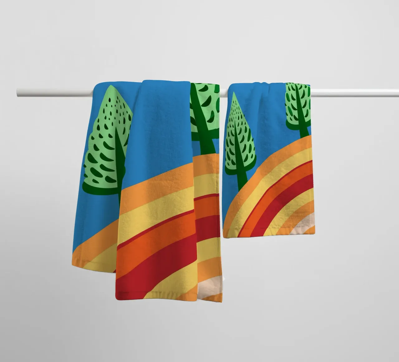 Arcobaleno e verdure asciugamano da bagno da OFFICIAL FRUIT & VEGETABLES