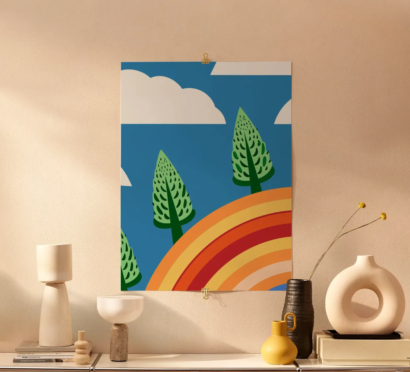 Arcobaleno e verdure poster da OFFICIAL FRUIT & VEGETABLES