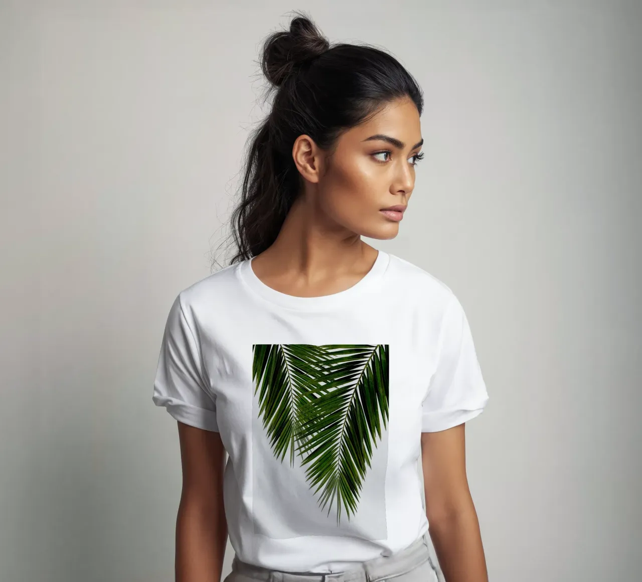 Foglia di palma II t-shirt da Orara Studio