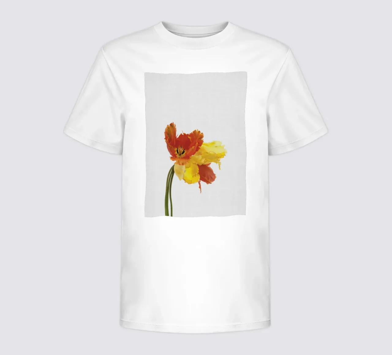 Tulip Still Life kids t-shirt by Orara Studio