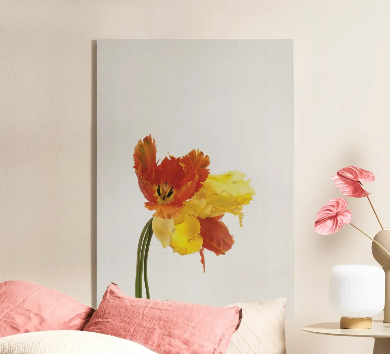 Tulip Still Life acrylic glass by Orara Studio