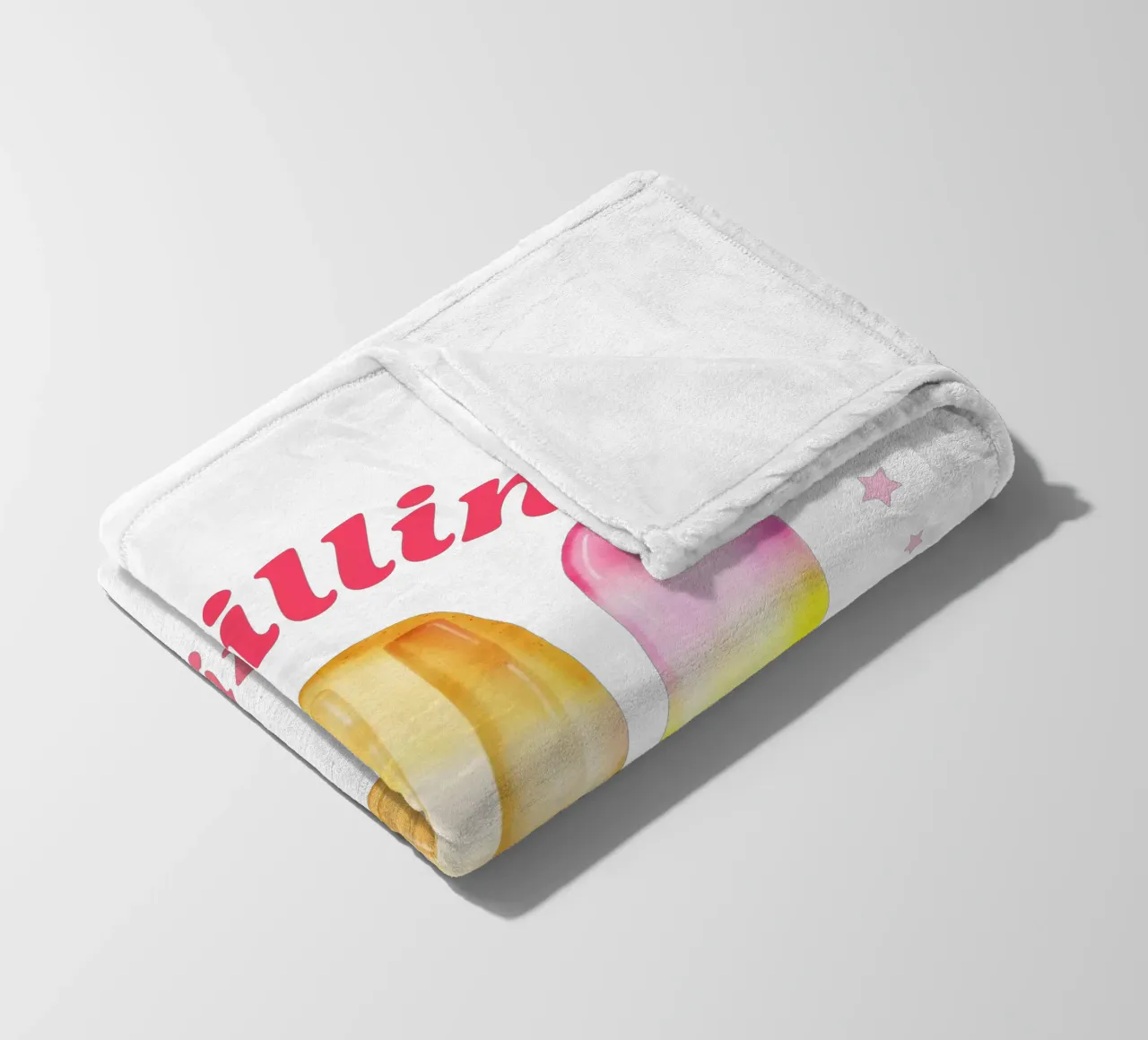 Stare al fresco. Sommer und Eis. coperta in pile da CalliLetters