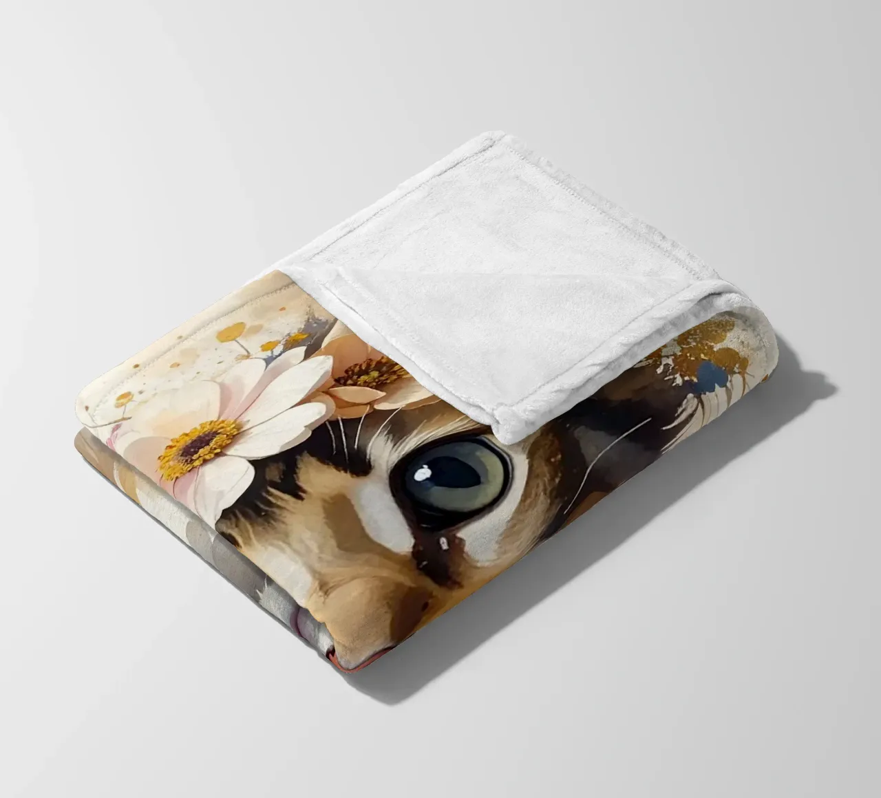 Das verträumte kleine Kätzchen Fleecedecke von Katalier (Kids)