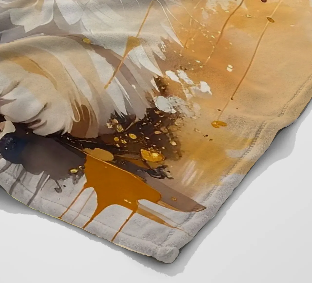 Das verträumte kleine Kätzchen Fleecedecke von Katalier (Kids)